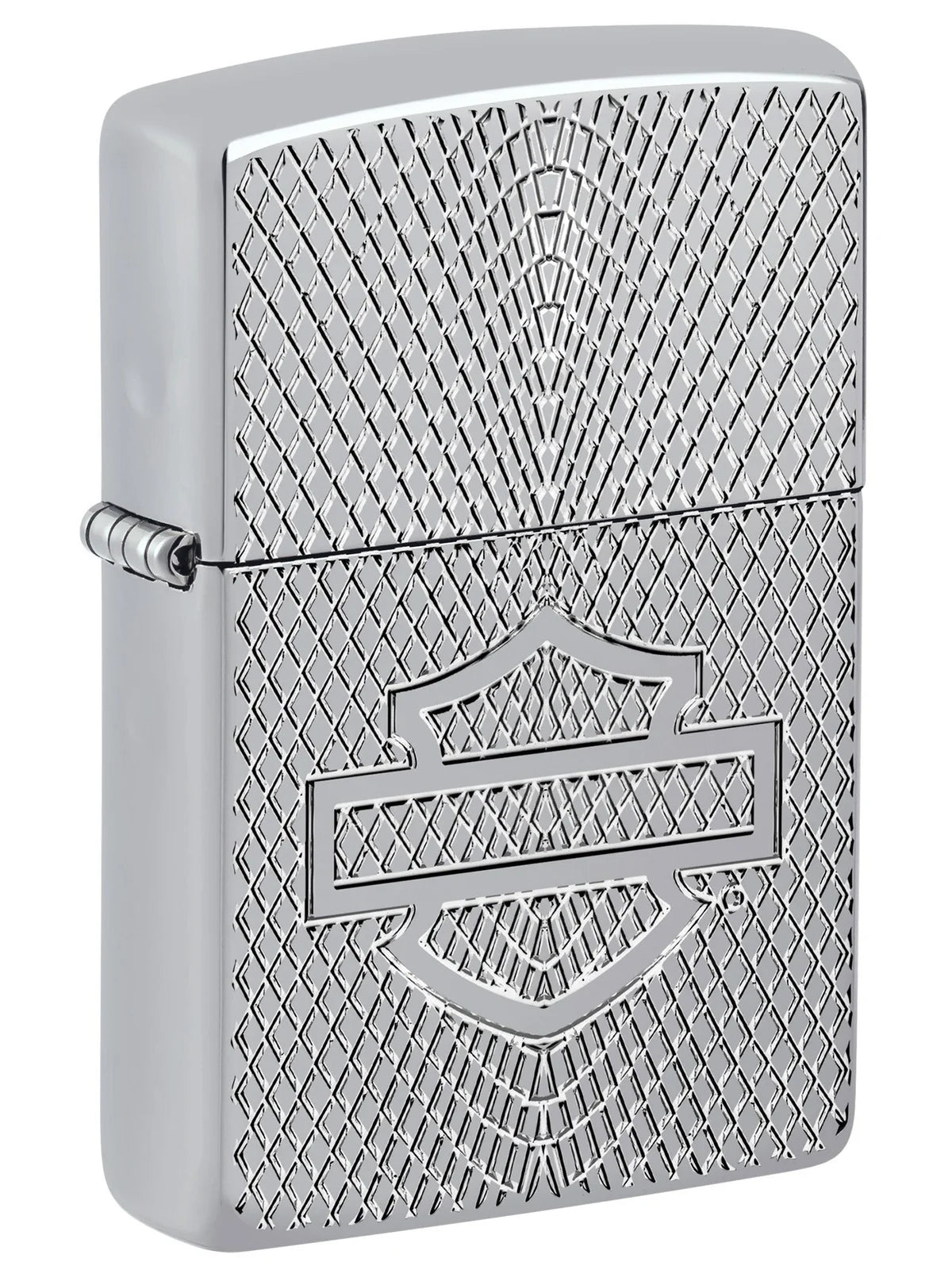 Zippo Lighter: 2024 Harley - Davidson Collectible of the Year - High Polish Chrome - Wasatch Flameworks