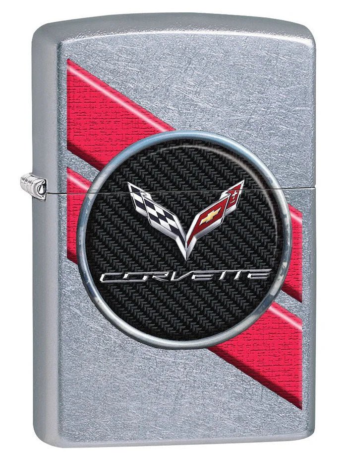 Zippo Lighter: USMC Marine Corps Logo - High Polish Brass - Wasatch Flameworks