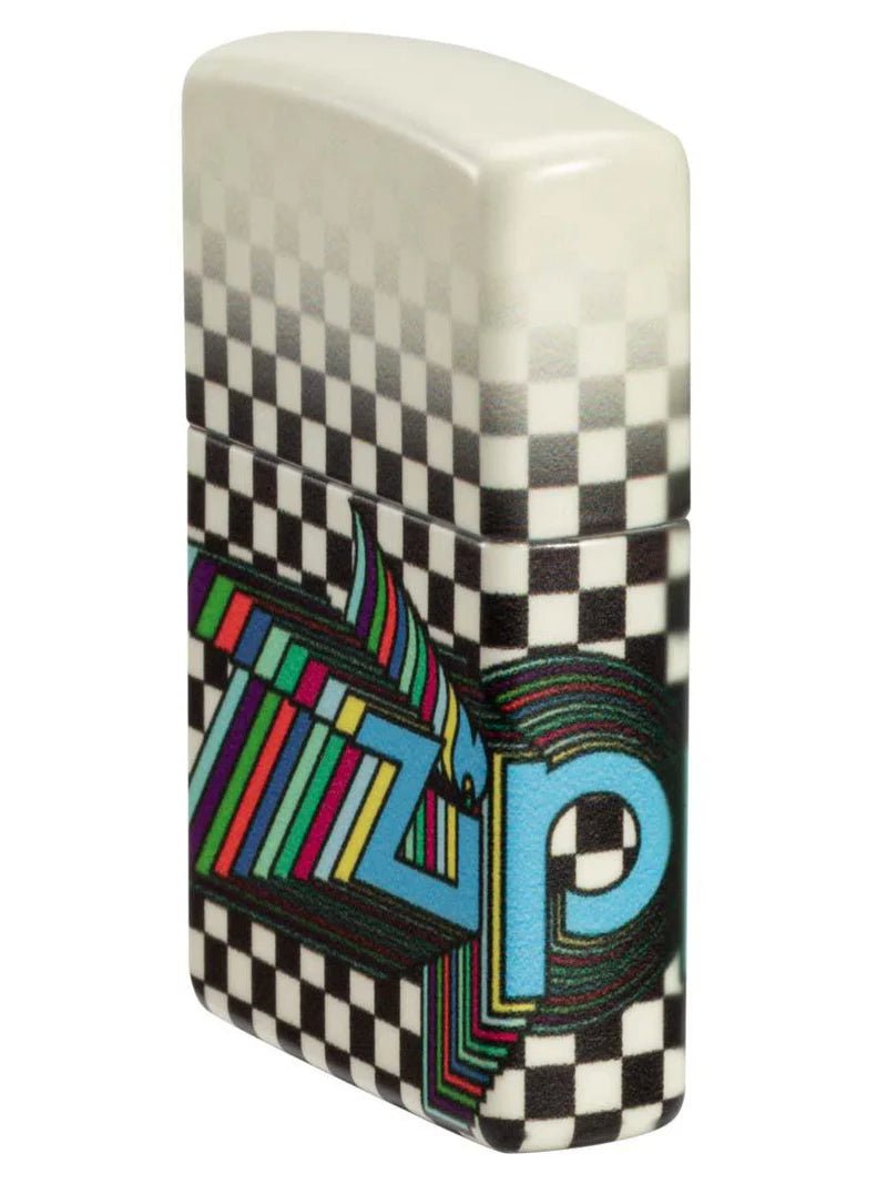 Zippo Lighter: Zippo Nostalgia Design, 540 Color - Glow In The Dark - Wasatch Flameworks
