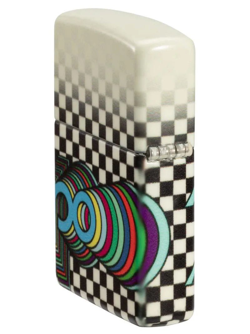 Zippo Lighter: Zippo Nostalgia Design, 540 Color - Glow In The Dark - Wasatch Flameworks