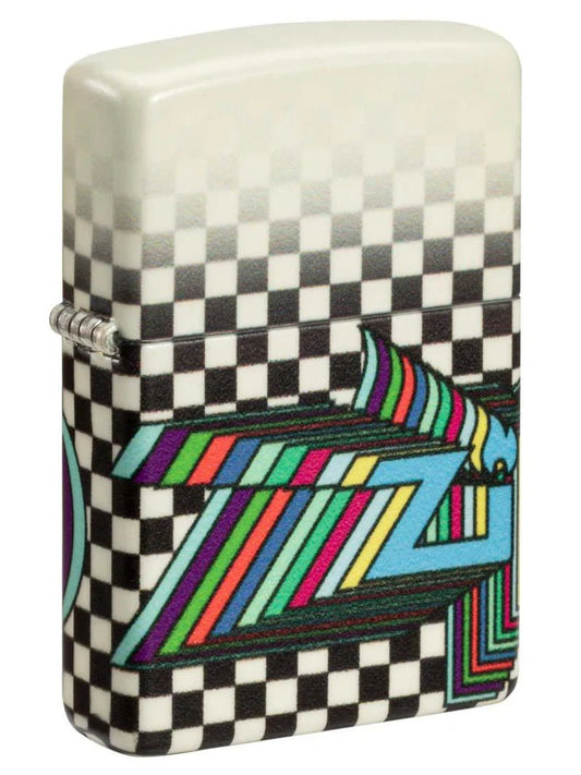 Zippo Lighter: Zippo Nostalgia Design, 540 Color - Glow In The Dark - Wasatch Flameworks